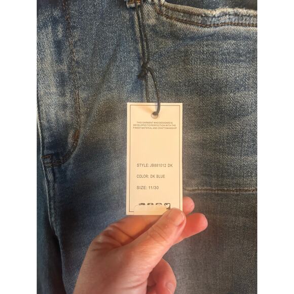 NWT Judy Blue High Waist Barrel Stitch Thru Pocket Denim Jeans 881012 11/30 - Picture 3 of 6